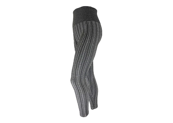 Textured Look Fleece Lined Legging High Waist Brushed Leggings